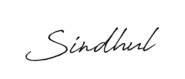 Create a beautiful signature design for name Sindhul. With this signature (Antro_Vectra_Bolder) fonts, you can make a handwritten signature for free. Sindhul signature style 7 images and pictures png