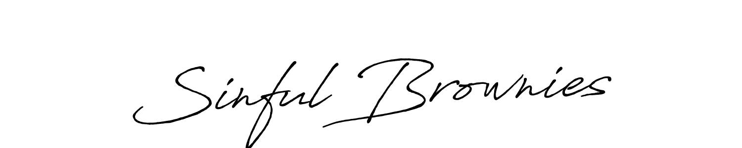 Once you've used our free online signature maker to create your best signature Antro_Vectra_Bolder style, it's time to enjoy all of the benefits that Sinful Brownies name signing documents. Sinful Brownies signature style 7 images and pictures png