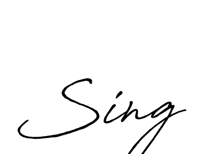 Similarly Antro_Vectra_Bolder is the best handwritten signature design. Signature creator online .You can use it as an online autograph creator for name Sing. Sing signature style 7 images and pictures png