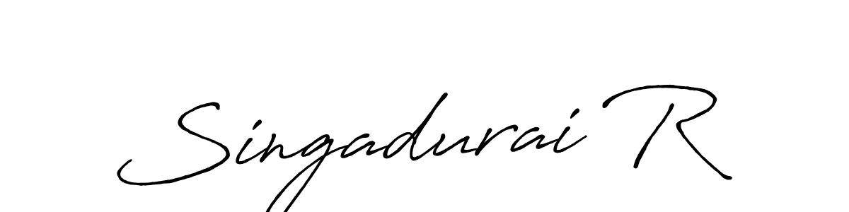 You can use this online signature creator to create a handwritten signature for the name Singadurai R. This is the best online autograph maker. Singadurai R signature style 7 images and pictures png