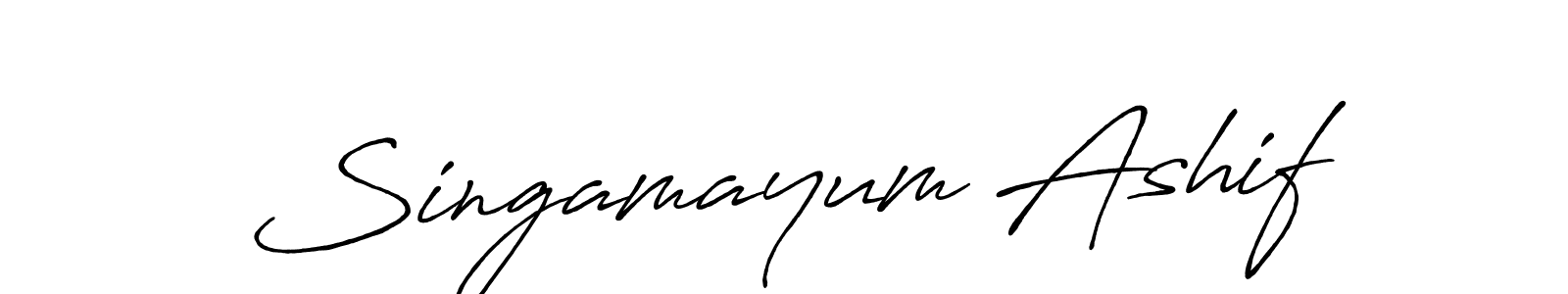 Best and Professional Signature Style for Singamayum Ashif. Antro_Vectra_Bolder Best Signature Style Collection. Singamayum Ashif signature style 7 images and pictures png