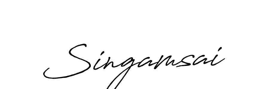 You can use this online signature creator to create a handwritten signature for the name Singamsai. This is the best online autograph maker. Singamsai signature style 7 images and pictures png