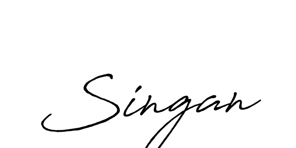 Make a beautiful signature design for name Singan. Use this online signature maker to create a handwritten signature for free. Singan signature style 7 images and pictures png
