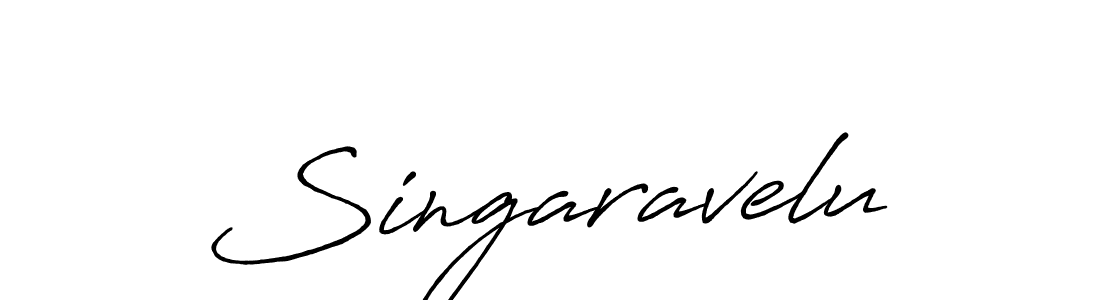 Design your own signature with our free online signature maker. With this signature software, you can create a handwritten (Antro_Vectra_Bolder) signature for name Singaravelu. Singaravelu signature style 7 images and pictures png