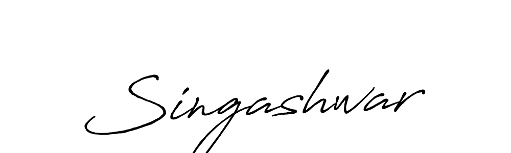 Make a beautiful signature design for name Singashwar. With this signature (Antro_Vectra_Bolder) style, you can create a handwritten signature for free. Singashwar signature style 7 images and pictures png