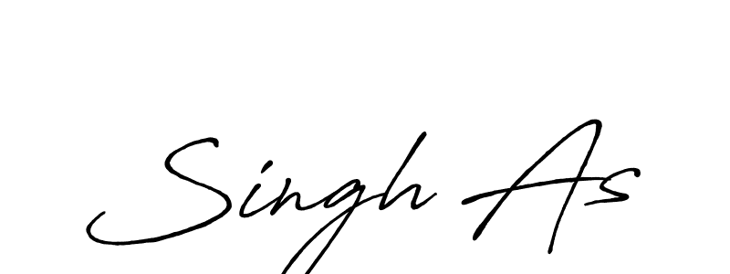 Make a beautiful signature design for name Singh As. With this signature (Antro_Vectra_Bolder) style, you can create a handwritten signature for free. Singh As signature style 7 images and pictures png