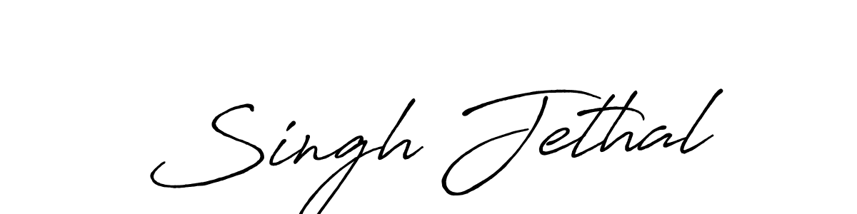 Design your own signature with our free online signature maker. With this signature software, you can create a handwritten (Antro_Vectra_Bolder) signature for name Singh Jethal. Singh Jethal signature style 7 images and pictures png