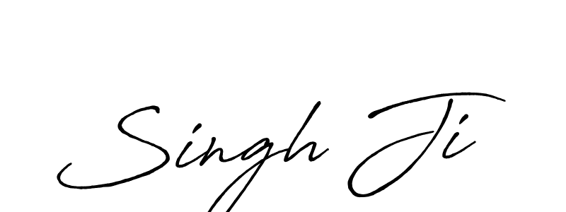 How to make Singh Ji signature? Antro_Vectra_Bolder is a professional autograph style. Create handwritten signature for Singh Ji name. Singh Ji signature style 7 images and pictures png