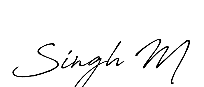 Make a beautiful signature design for name Singh M. Use this online signature maker to create a handwritten signature for free. Singh M signature style 7 images and pictures png