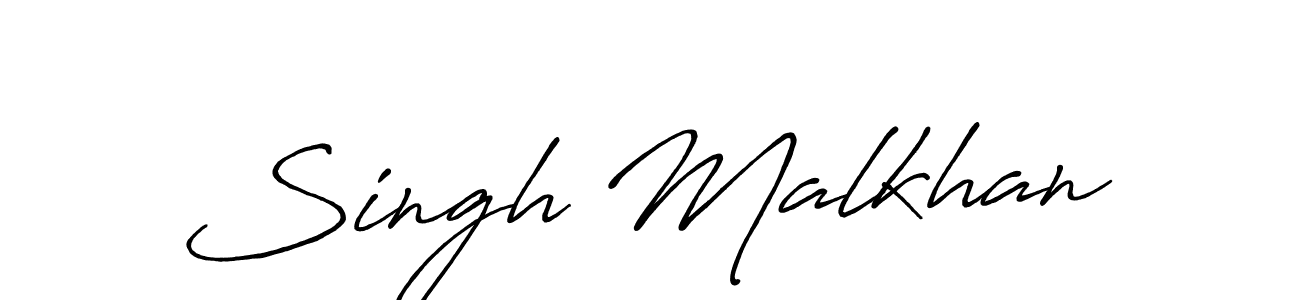 The best way (Antro_Vectra_Bolder) to make a short signature is to pick only two or three words in your name. The name Singh Malkhan include a total of six letters. For converting this name. Singh Malkhan signature style 7 images and pictures png