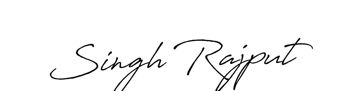 Design your own signature with our free online signature maker. With this signature software, you can create a handwritten (Antro_Vectra_Bolder) signature for name Singh Rajput. Singh Rajput signature style 7 images and pictures png