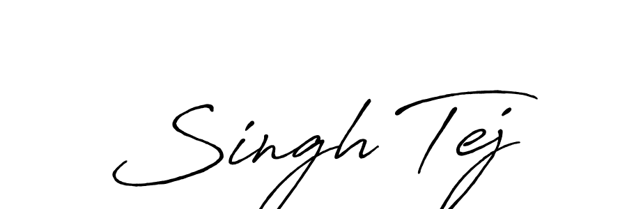 Similarly Antro_Vectra_Bolder is the best handwritten signature design. Signature creator online .You can use it as an online autograph creator for name Singh Tej. Singh Tej signature style 7 images and pictures png