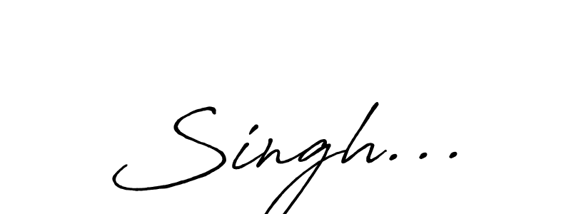 Similarly Antro_Vectra_Bolder is the best handwritten signature design. Signature creator online .You can use it as an online autograph creator for name Singh.... Singh... signature style 7 images and pictures png