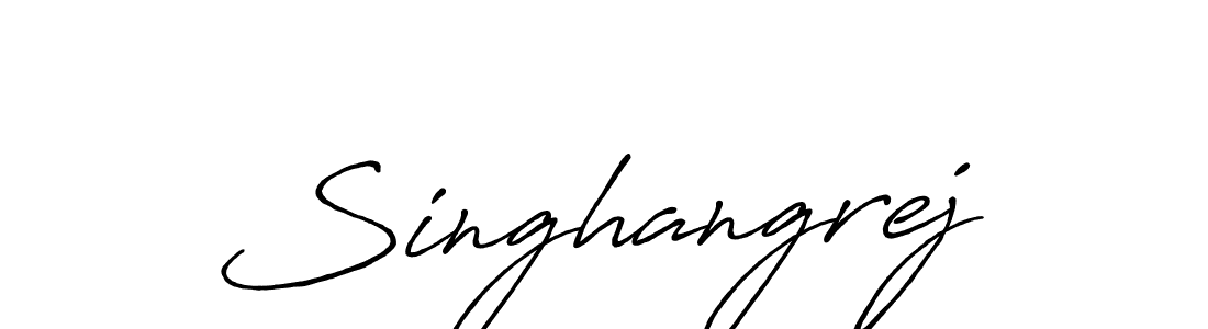 Also we have Singhangrej name is the best signature style. Create professional handwritten signature collection using Antro_Vectra_Bolder autograph style. Singhangrej signature style 7 images and pictures png