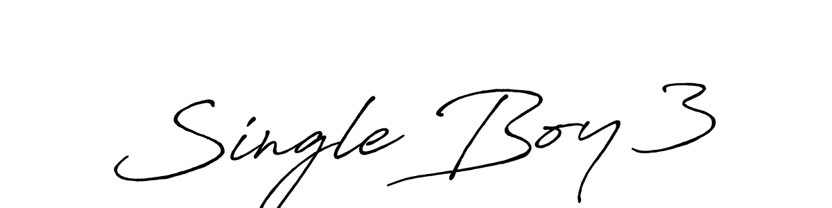 Check out images of Autograph of Single Boy 3 name. Actor Single Boy 3 Signature Style. Antro_Vectra_Bolder is a professional sign style online. Single Boy 3 signature style 7 images and pictures png