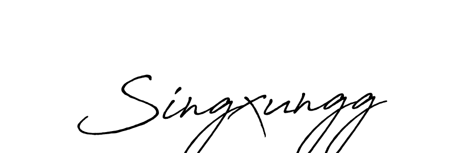 How to Draw Singxungg signature style? Antro_Vectra_Bolder is a latest design signature styles for name Singxungg. Singxungg signature style 7 images and pictures png