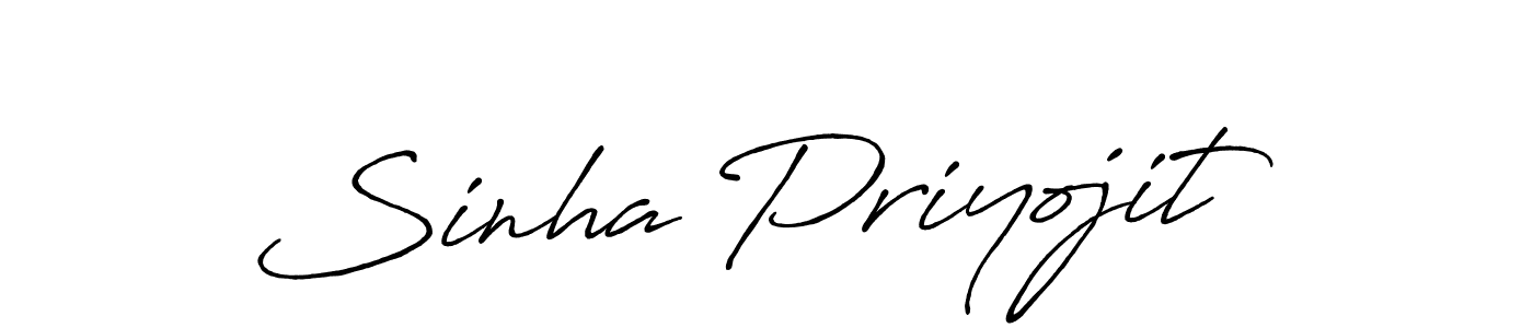 You should practise on your own different ways (Antro_Vectra_Bolder) to write your name (Sinha Priyojit) in signature. don't let someone else do it for you. Sinha Priyojit signature style 7 images and pictures png