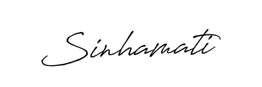 Sinhamati stylish signature style. Best Handwritten Sign (Antro_Vectra_Bolder) for my name. Handwritten Signature Collection Ideas for my name Sinhamati. Sinhamati signature style 7 images and pictures png
