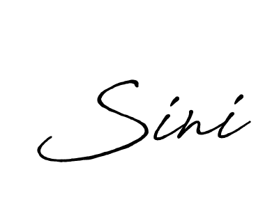 if you are searching for the best signature style for your name Sini. so please give up your signature search. here we have designed multiple signature styles  using Antro_Vectra_Bolder. Sini signature style 7 images and pictures png