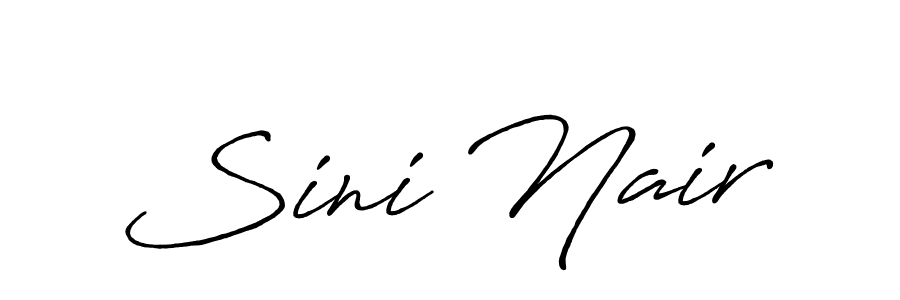 Similarly Antro_Vectra_Bolder is the best handwritten signature design. Signature creator online .You can use it as an online autograph creator for name Sini Nair. Sini Nair signature style 7 images and pictures png