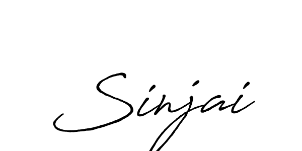 Make a beautiful signature design for name Sinjai. With this signature (Antro_Vectra_Bolder) style, you can create a handwritten signature for free. Sinjai signature style 7 images and pictures png