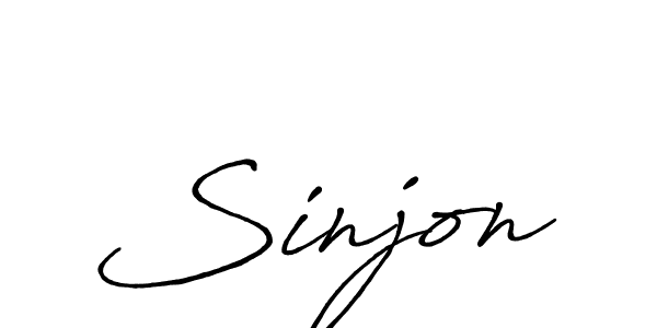 Once you've used our free online signature maker to create your best signature Antro_Vectra_Bolder style, it's time to enjoy all of the benefits that Sinjon name signing documents. Sinjon signature style 7 images and pictures png