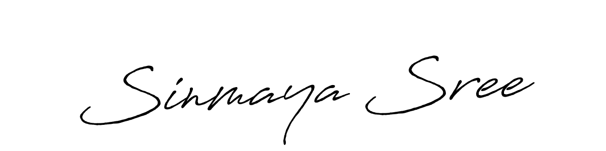 Sinmaya Sree stylish signature style. Best Handwritten Sign (Antro_Vectra_Bolder) for my name. Handwritten Signature Collection Ideas for my name Sinmaya Sree. Sinmaya Sree signature style 7 images and pictures png