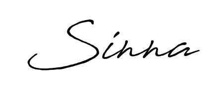 The Antro_Vectra_Bolder lettering style adds unique flourish to name Sinna. Stand out with a custom digital autograph made in seconds. Sinna signature style 7 images and pictures png