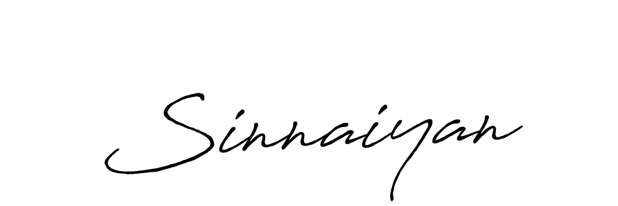 Create a beautiful signature design for name Sinnaiyan. With this signature (Antro_Vectra_Bolder) fonts, you can make a handwritten signature for free. Sinnaiyan signature style 7 images and pictures png