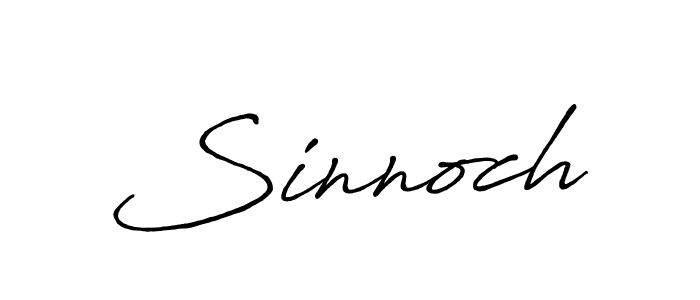How to make Sinnoch name signature. Use Antro_Vectra_Bolder style for creating short signs online. This is the latest handwritten sign. Sinnoch signature style 7 images and pictures png
