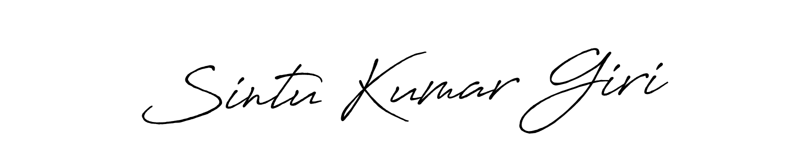 It looks lik you need a new signature style for name Sintu Kumar Giri. Design unique handwritten (Antro_Vectra_Bolder) signature with our free signature maker in just a few clicks. Sintu Kumar Giri signature style 7 images and pictures png