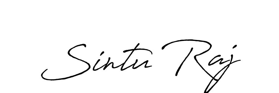 Once you've used our free online signature maker to create your best signature Antro_Vectra_Bolder style, it's time to enjoy all of the benefits that Sintu Raj name signing documents. Sintu Raj signature style 7 images and pictures png