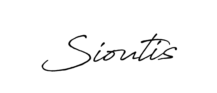 Similarly Antro_Vectra_Bolder is the best handwritten signature design. Signature creator online .You can use it as an online autograph creator for name Sioutis. Sioutis signature style 7 images and pictures png