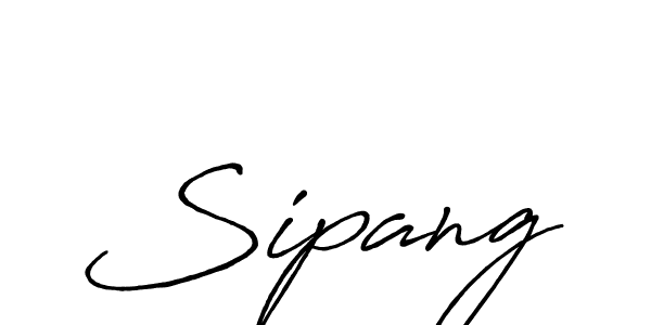 Also we have Sipang name is the best signature style. Create professional handwritten signature collection using Antro_Vectra_Bolder autograph style. Sipang signature style 7 images and pictures png