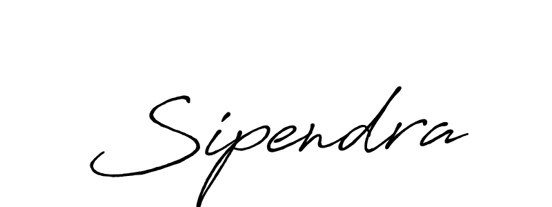 Design your own signature with our free online signature maker. With this signature software, you can create a handwritten (Antro_Vectra_Bolder) signature for name Sipendra. Sipendra signature style 7 images and pictures png