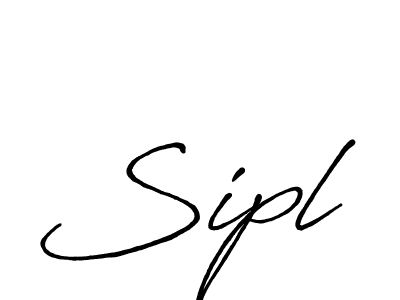 Make a beautiful signature design for name Sipl. With this signature (Antro_Vectra_Bolder) style, you can create a handwritten signature for free. Sipl signature style 7 images and pictures png