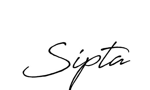 The best way (Antro_Vectra_Bolder) to make a short signature is to pick only two or three words in your name. The name Sipta include a total of six letters. For converting this name. Sipta signature style 7 images and pictures png