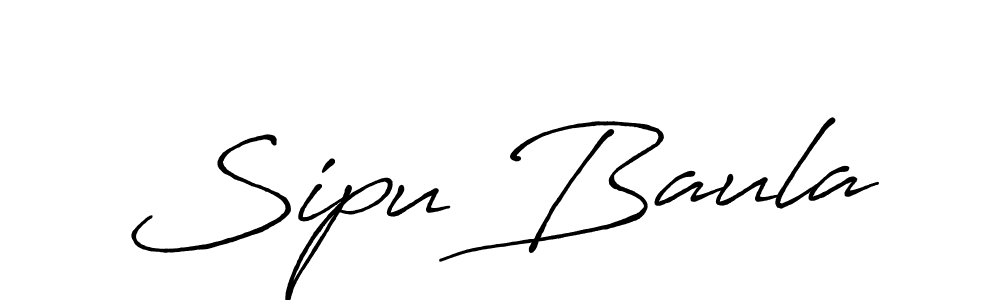 Design your own signature with our free online signature maker. With this signature software, you can create a handwritten (Antro_Vectra_Bolder) signature for name Sipu Baula. Sipu Baula signature style 7 images and pictures png