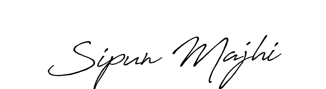 Similarly Antro_Vectra_Bolder is the best handwritten signature design. Signature creator online .You can use it as an online autograph creator for name Sipun Majhi. Sipun Majhi signature style 7 images and pictures png