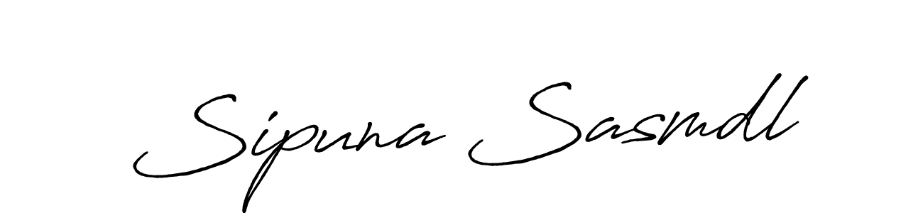 You should practise on your own different ways (Antro_Vectra_Bolder) to write your name (Sipuna Sasmdl) in signature. don't let someone else do it for you. Sipuna Sasmdl signature style 7 images and pictures png