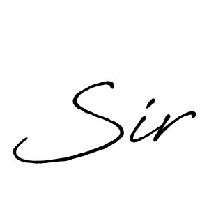 Similarly Antro_Vectra_Bolder is the best handwritten signature design. Signature creator online .You can use it as an online autograph creator for name Sir. Sir signature style 7 images and pictures png