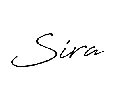 Use a signature maker to create a handwritten signature online. With this signature software, you can design (Antro_Vectra_Bolder) your own signature for name Sira. Sira signature style 7 images and pictures png