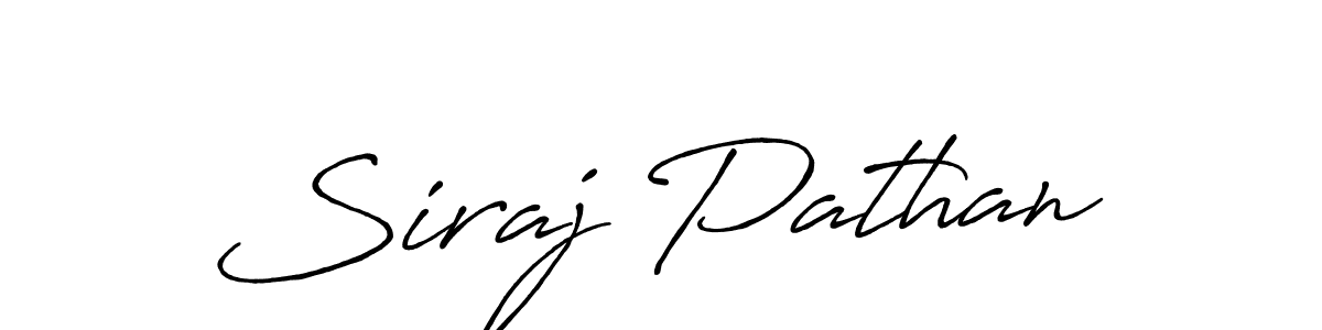 Also we have Siraj Pathan name is the best signature style. Create professional handwritten signature collection using Antro_Vectra_Bolder autograph style. Siraj Pathan signature style 7 images and pictures png