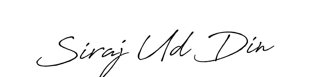 Make a beautiful signature design for name Siraj Ud Din. Use this online signature maker to create a handwritten signature for free. Siraj Ud Din signature style 7 images and pictures png