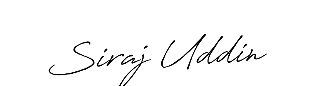 Use a signature maker to create a handwritten signature online. With this signature software, you can design (Antro_Vectra_Bolder) your own signature for name Siraj Uddin. Siraj Uddin signature style 7 images and pictures png