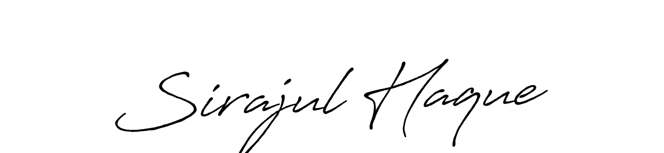 How to make Sirajul Haque signature? Antro_Vectra_Bolder is a professional autograph style. Create handwritten signature for Sirajul Haque name. Sirajul Haque signature style 7 images and pictures png