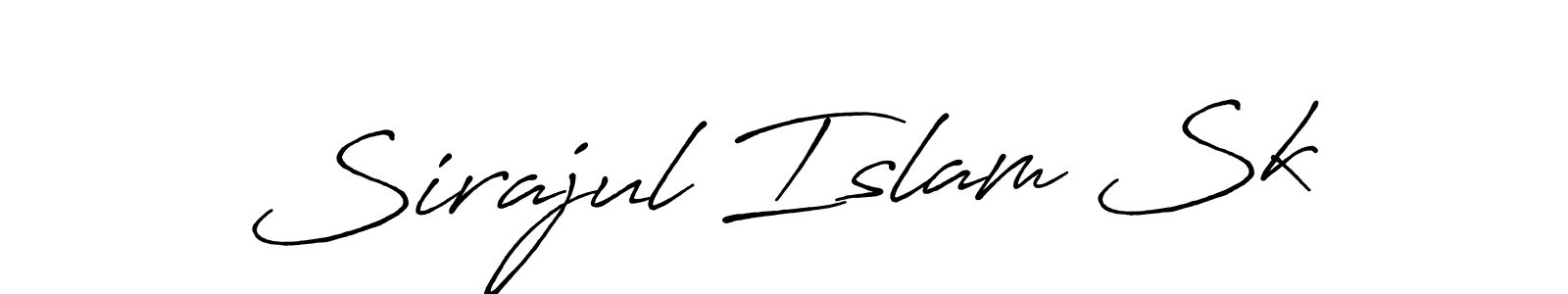 Also we have Sirajul Islam Sk name is the best signature style. Create professional handwritten signature collection using Antro_Vectra_Bolder autograph style. Sirajul Islam Sk signature style 7 images and pictures png
