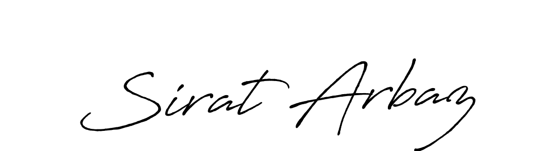 This is the best signature style for the Sirat Arbaz name. Also you like these signature font (Antro_Vectra_Bolder). Mix name signature. Sirat Arbaz signature style 7 images and pictures png