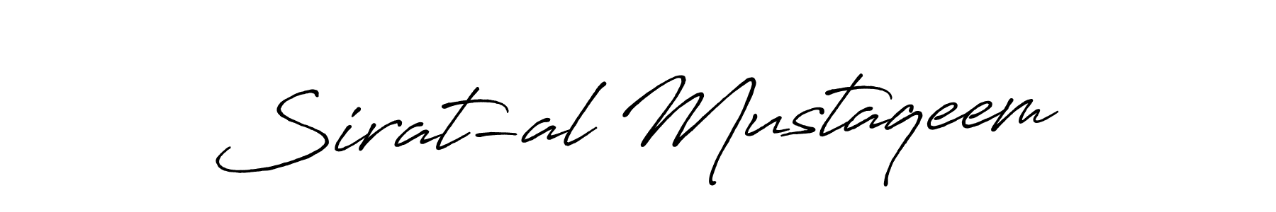 You should practise on your own different ways (Antro_Vectra_Bolder) to write your name (Sirat-al Mustaqeem) in signature. don't let someone else do it for you. Sirat-al Mustaqeem signature style 7 images and pictures png