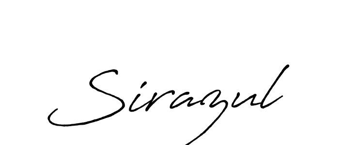 Use a signature maker to create a handwritten signature online. With this signature software, you can design (Antro_Vectra_Bolder) your own signature for name Sirazul. Sirazul signature style 7 images and pictures png